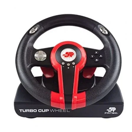 Fr-Tec Turbo Cup Wheel Volante con Pedales para Nintendo Switch, Switch OLED y PC